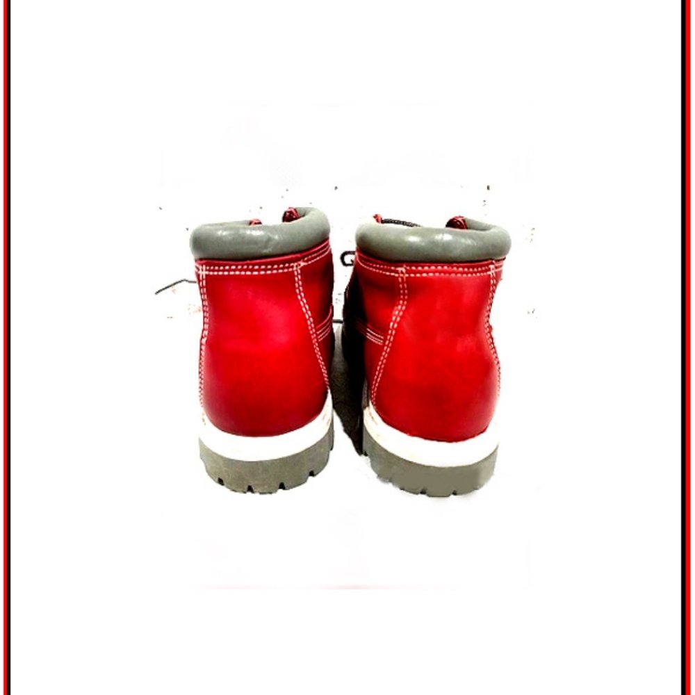 Rare & Unique Women's Deep Red Timberland Top Gra… - image 4